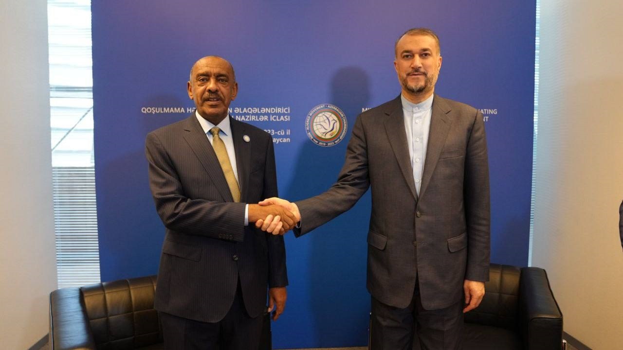 دیدار وزرای خارجه ایران و سودان پس از ۷ سال قطع روابط دیپلماتیک