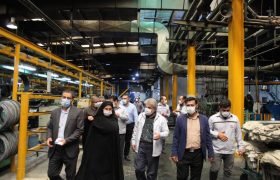 بازدید میدانی از خط تولید جدید کارخانه ایران یاسا صورت گرفت
