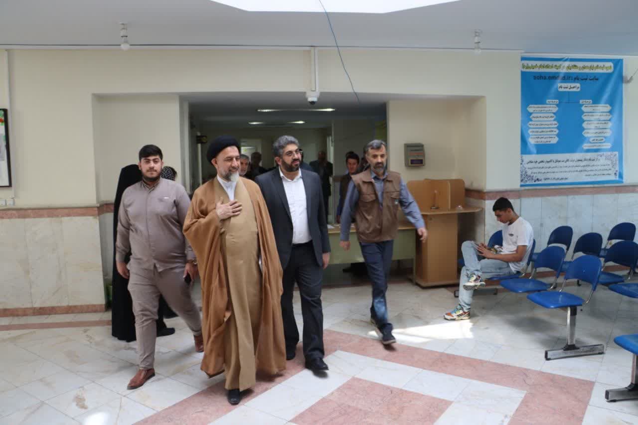 بازدید فرماندار شهرستان شهریار از اردوی جهادی پزشکی و درمانی