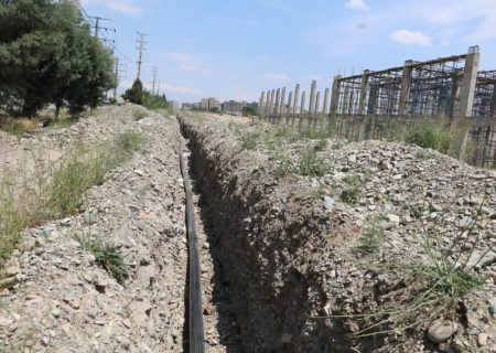اجرای عملیات توسعه شبکه آبرسانی در شهرستان شهریار