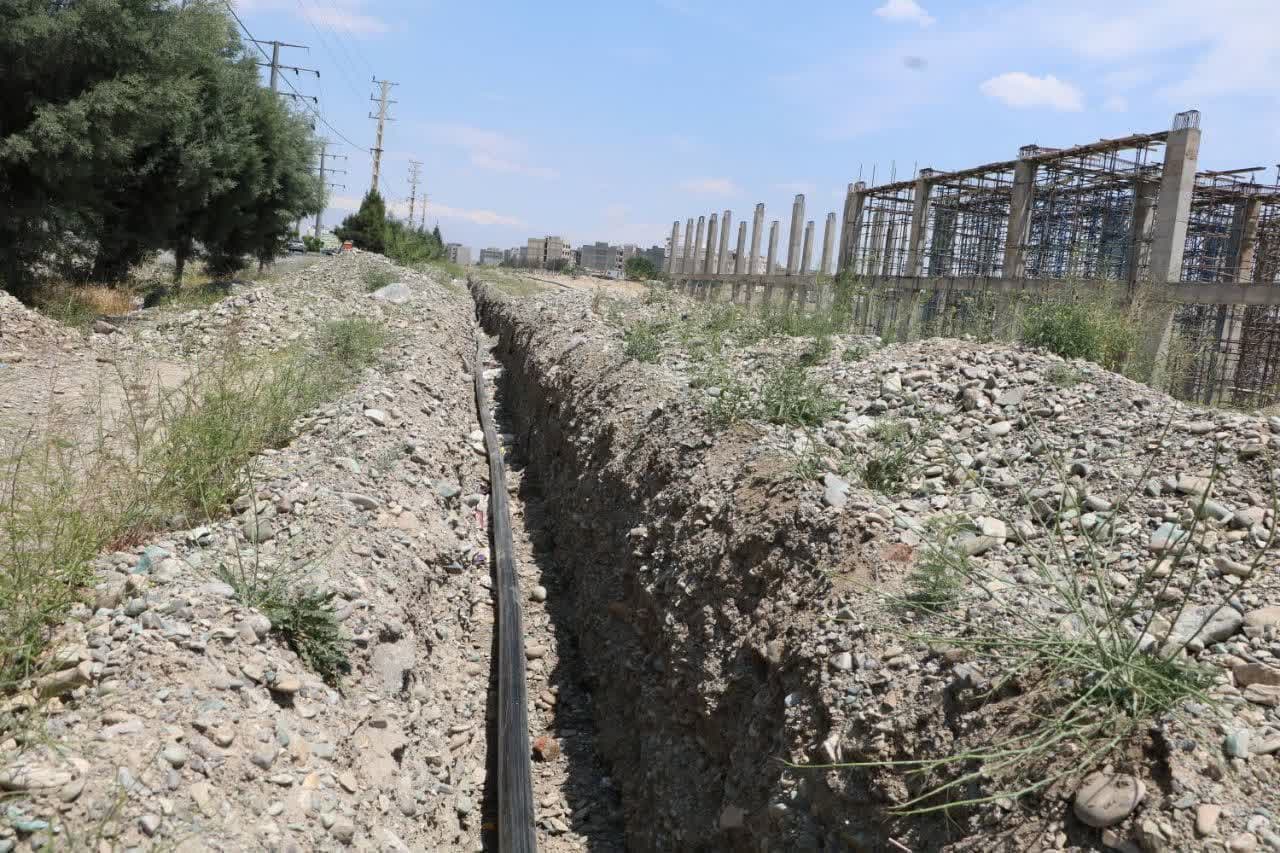 اجرای عملیات توسعه شبکه آبرسانی در شهرستان شهریار