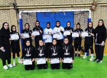 قهرمانی تیم هندبال دختران شهرستان شهریار