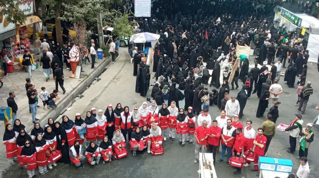 پوشش امدادی مراسم جاماندگان اربعین حسینی علیه السلام با حضور ١۴ تیم عملیاتی هلال احمر شهریار