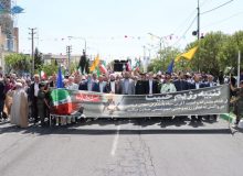 راهپیمایی مردم شهرستان شهریار