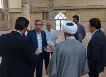 بازدید از پروژه مسجد و سالن ورزشی روستای الورد